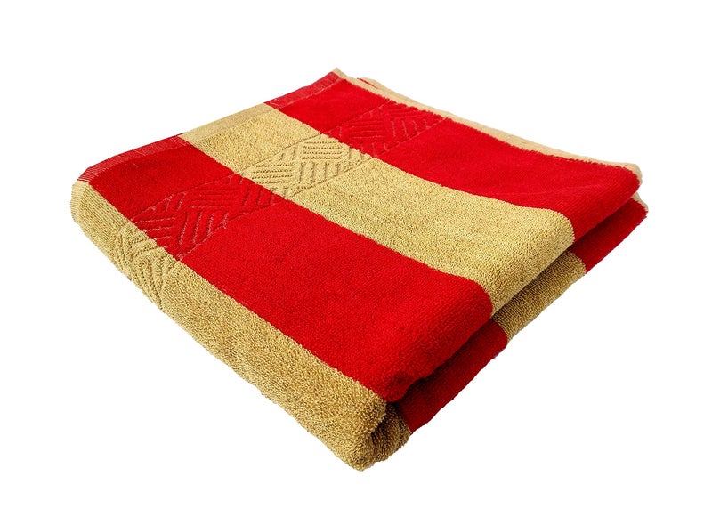 Space Fly Cotton Super Absorbent Towels Big Size Bathroom Bath Towels for Regular Use (28X58 Inch_Multi, Cabana) - Image 4
