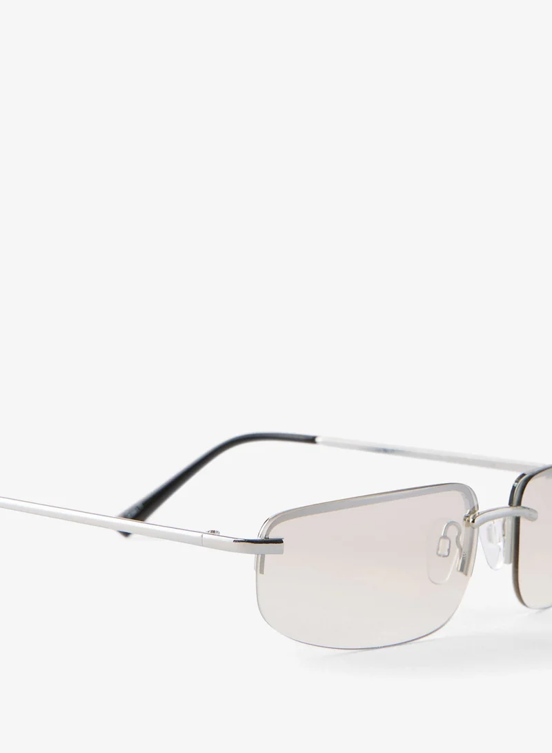 Rubi Reece Rimless Metal Sunglasses