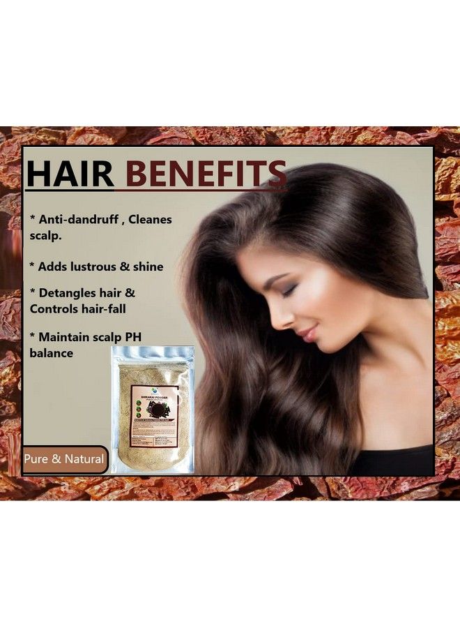 QYKKARE Premium Shikakai Powder For Hair Growth Pack Of 2 (200 Gms) - Image 5