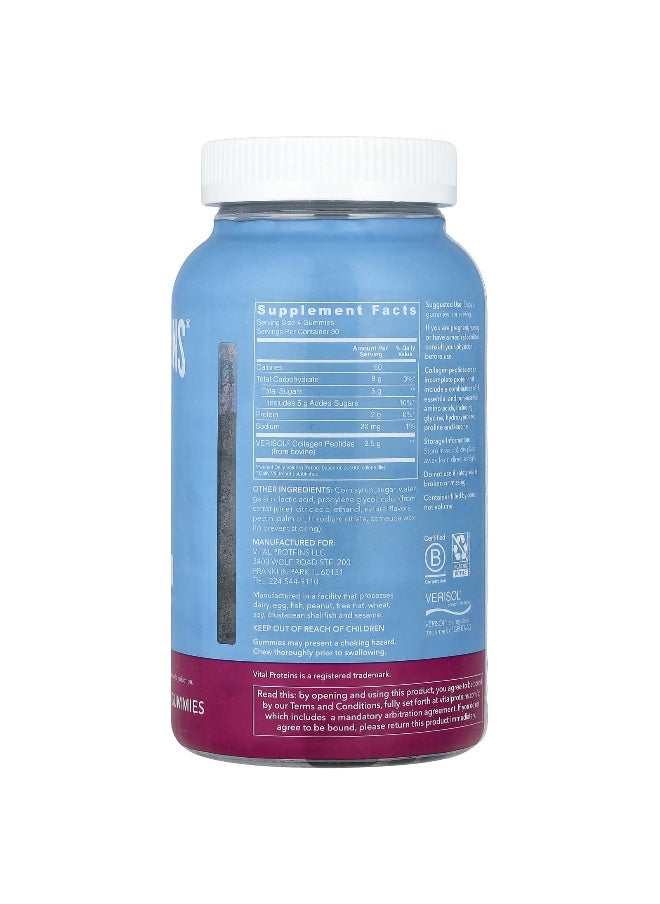 Vital Proteins - Vital Proteins, Collagen Gummies, Raspberry, 2.5 g, 120 Gummies (0.6 g per Gummy) - Image 1