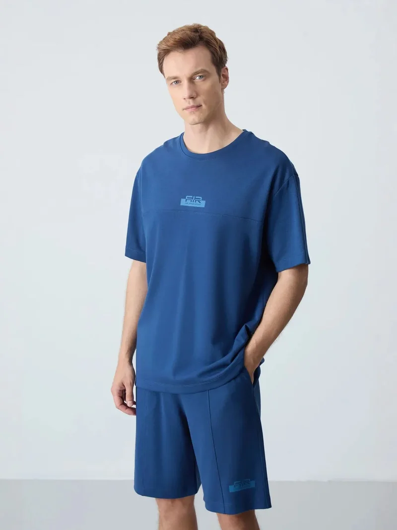 تومي لايف TOMMY Men's Oversized T-Shirt And Shorts Set