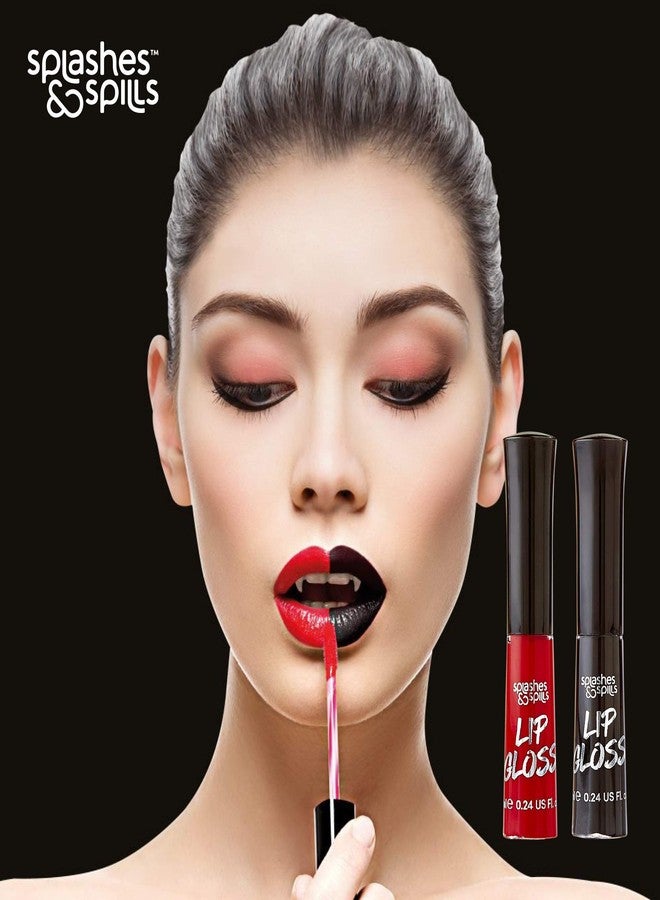 Splashes & Spills Luxurious Red Lip Gloss - Vibrant Color with Full Coverage and Shiny Finish, Moisturizing Formula Nourishes Lips - 2 Pack - by Splashes & Spills - Image 4
