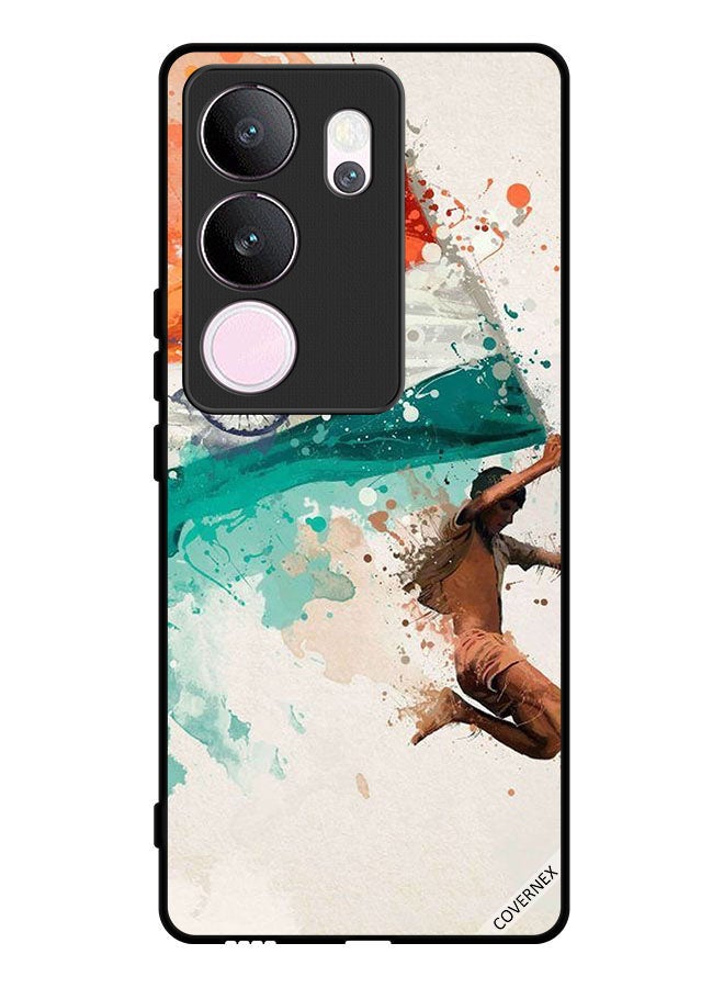 Covernex Protective Case Cover For vivo V29 Pro Holding India Flag While Flying - Image 1