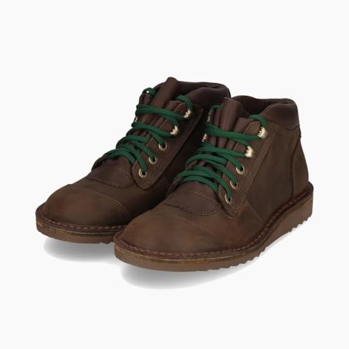 JIM GREEN Men's African Ranger Boots Lace-Up Water Resistant Full Grain Leather Work or Hiking Boot (Houston Brown, US Footwear Size System, Adult, Men, Numeric, Medium, 7) - Image 2