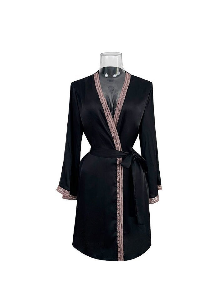 Women  Cardigan Bathrobe