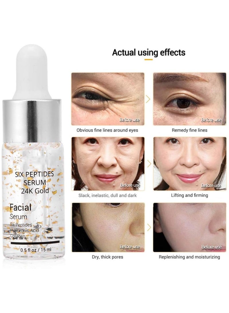 LANBENA Lanbena Six Peptide Serum 24K Gold 15ml  - Image 5