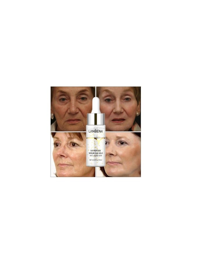 LANBENA Lanbena Six Peptide Serum 24K Gold 15ml  - Image 2