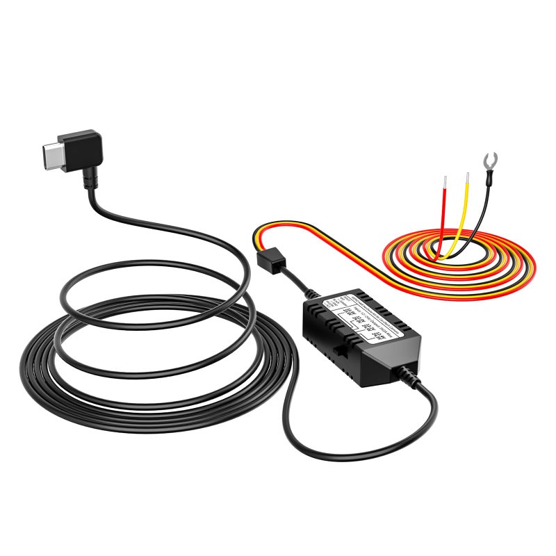 Viofo كابل توصيل VIOFO HK4، كابل USB-C للتوصيل الثابت لسلسلة A329/Série A229/A119Mini2/A139Pro/WM1/T130 كاميرا داش، حماية من الجهد المنخفض لوضع الوقوف (لا يتضمن وصلة الفيوز) - Image 1