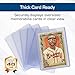 BCW 59 PT Thick Card Top Loaders Protective Thick Toploaders for Trading Cards Up to 59PT Rigid Card Toploader for Memorabilia Collectibles 1 Pack - Image 4