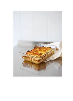 Generic Oven/serving dish, clear glass35x25 cm  - Image 2