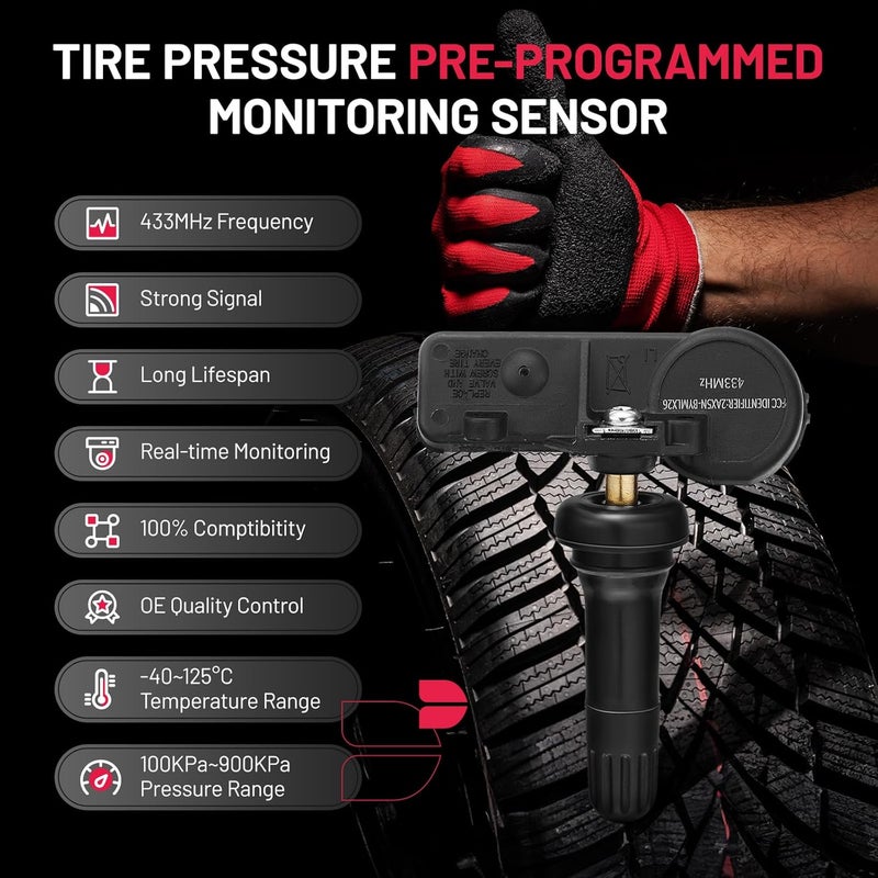 BDFHYK TPMS Sensor 433MHz for Jeep and Chrysler - Image 2