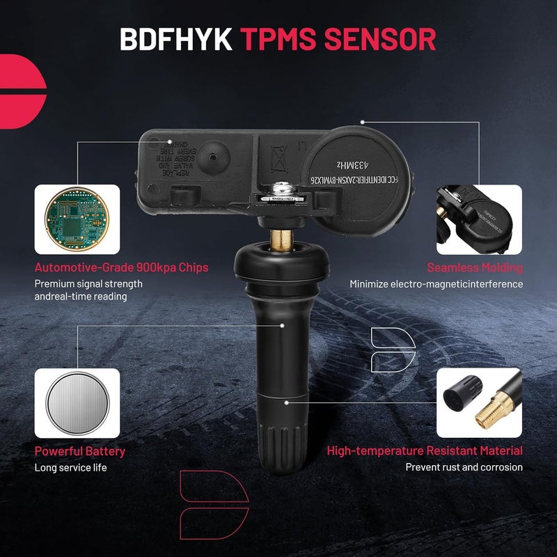 BDFHYK TPMS Sensor 433MHz for Jeep and Chrysler - Image 3