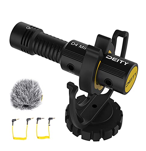 Deity V-Mic D4 Mini Microphone On-Camera Interview Mic Super Cardioid Compact Perfect for Vlog Pocket Cam DSLR Camera,Podcast, Voice Dictation,Recording YouTube, Interview, Video Conference - Image 1
