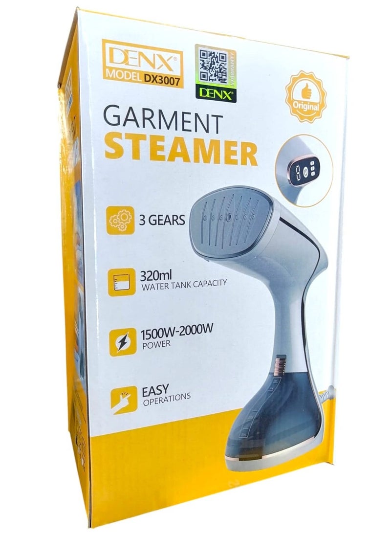 Denx Steam Iron Lcd Portable Handheld Steamer - 1500W - 2000W - Continuous Steam - 320Ml Detachable Water Tank - 30S Fast Heat-Up & Auto-Off - Image 5