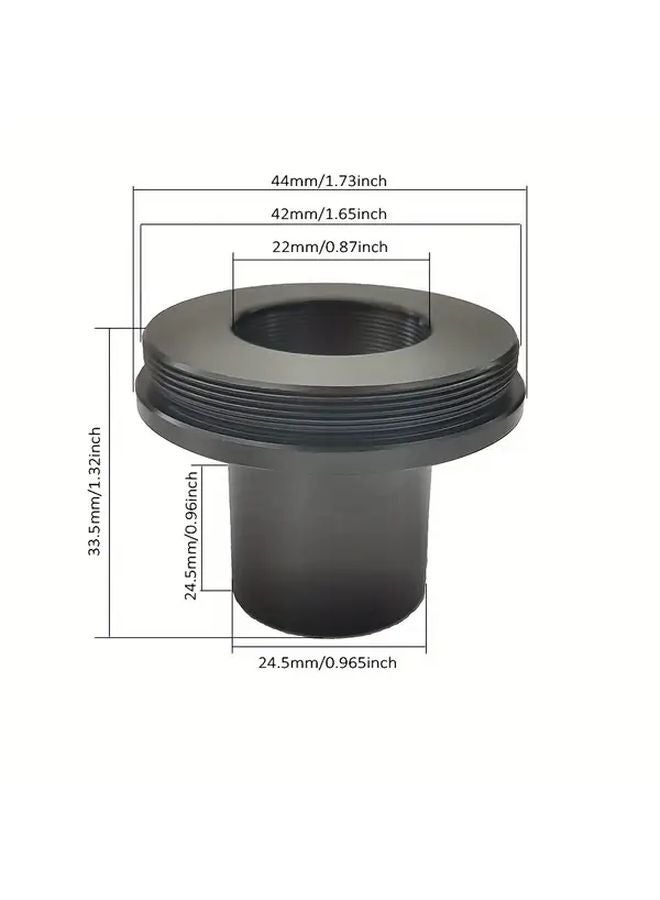 M42 0 75mm To 0 965 Inch Telescope Camera Adapter Precision Durable Threaded - Image 1