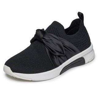 Skechers Modern Jogger-Debbie Sneaker, Black, 4 US Unisex Big Kid