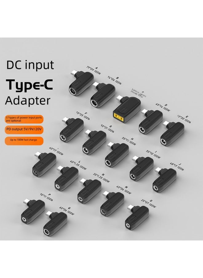 PD Power Converter 5.5DC Bus To Type-C100W 5/9/20V PD Quick Charge Decoy Adapter Factory-Interface Form:J:4817 Female 5/9/20V 100W Adapter