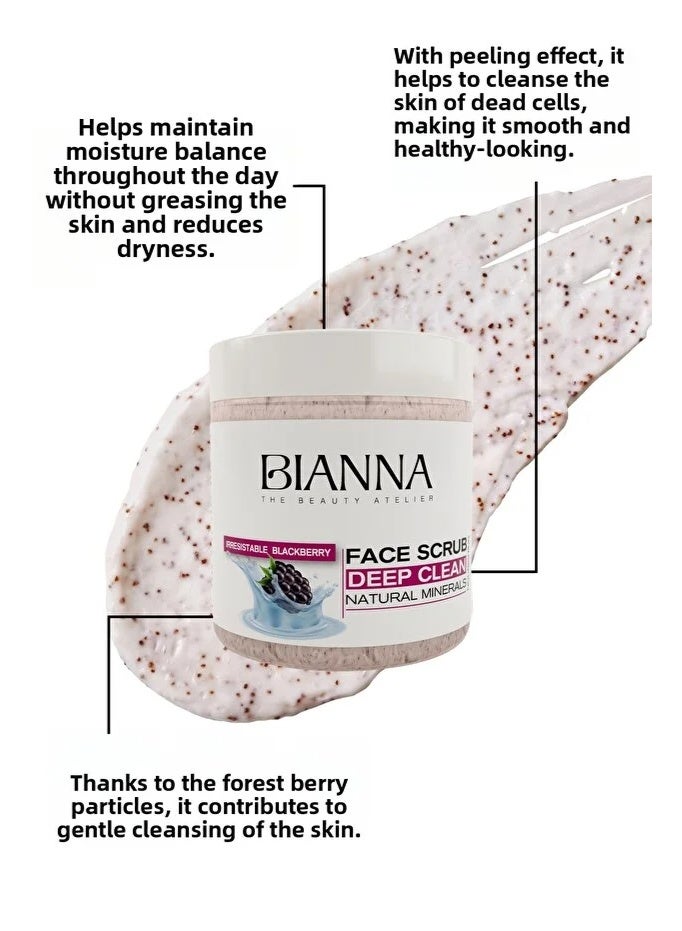 BIANNA FACE SCRUB - IRRESISTABLE BLACKBERRY 500ML - Image 3