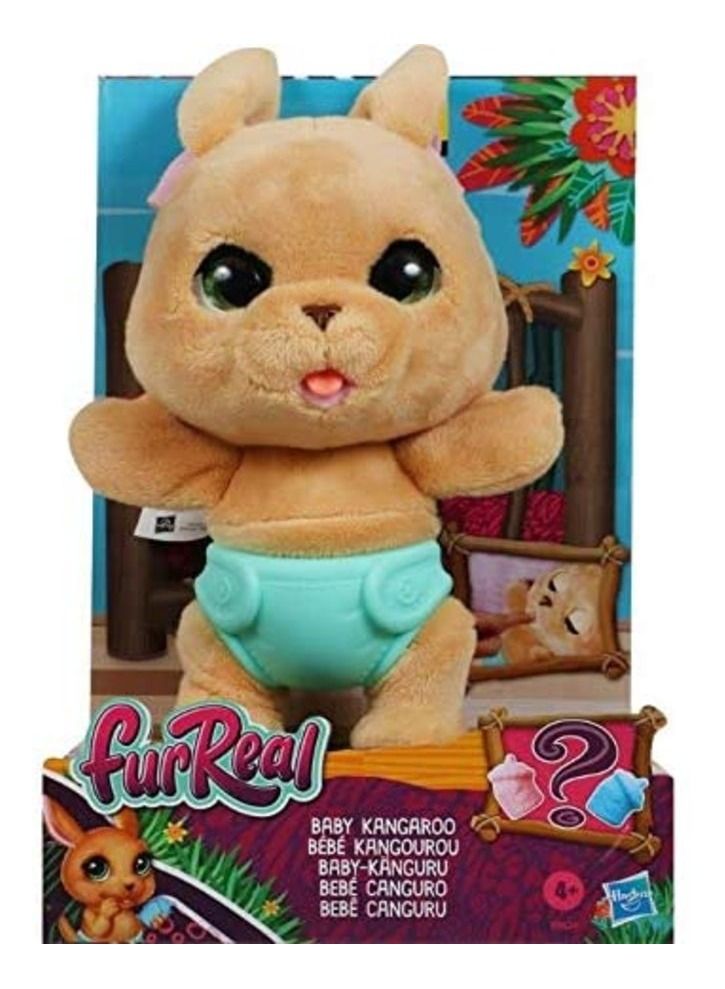 لعبة حيوان الكنغر التفاعلية القطيفة من FurReal