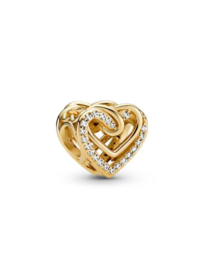 PANDORA Sparkling Entwined Hearts Charm