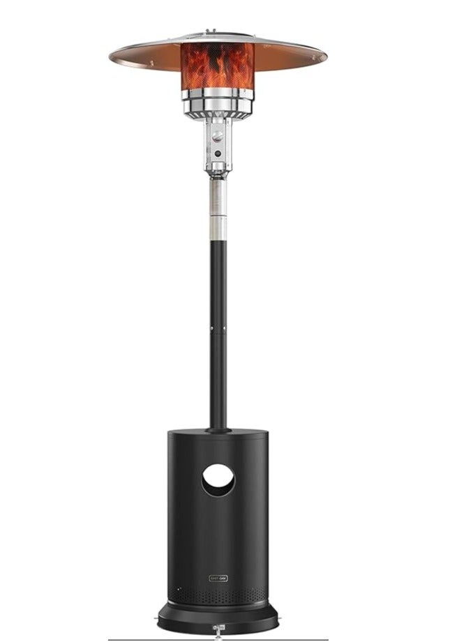 Patio Heater – Double Layer Stainless Steel Outdoor Heater | Portable with Wheels | Triple Safety Protection | Ideal for Large Patios & Gardens - Image 1