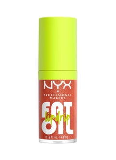 NYX PROFESSIONAL MAKEUP Fat Oil Lip Drip Moisturizing Lip Gloss - Follow Back (Shimmering Warm Nude)  - Image 1