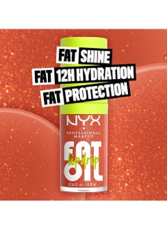 NYX PROFESSIONAL MAKEUP Fat Oil Lip Drip Moisturizing Lip Gloss - Follow Back (Shimmering Warm Nude)  - Image 3