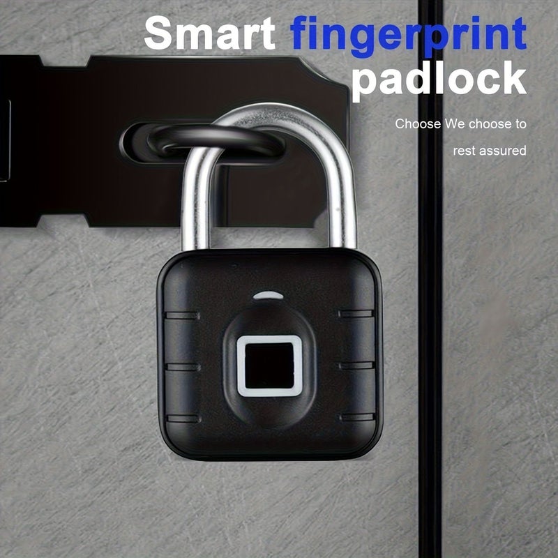 Smart Fingerprint Padlock for Gym Luggage Locker Office Door Easy Install - Image 1