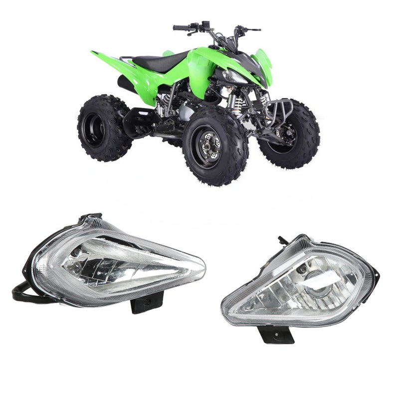 ATV Headlights 12V LED: Large Irradiation Area - High Visibility Front Headlights for 150CC 200CC 250CC 300CC Chinese ATVs - Image 4