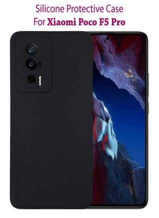 Silicone Protective Back Case Cover For Xiaomi Poco F5 Pro - Black - pzsku/Z1ADB872DC5BB6655D60DZ/45/_/1709819902/84e6c04e-0856-404c-85ce-146ec665b550