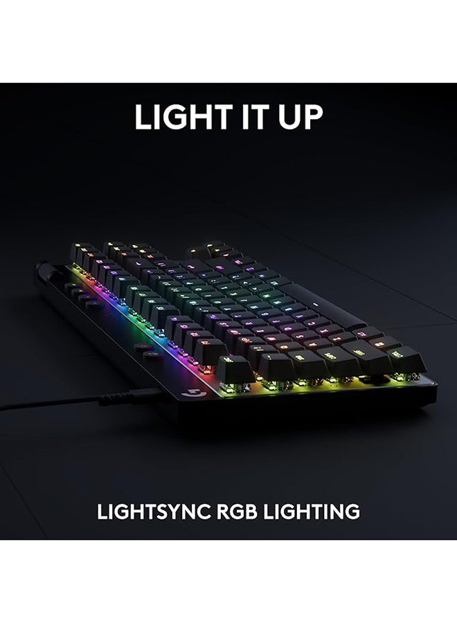 Logitech G PRO X TKL RAPID Tenkeyless Wired Gaming Keyboard With Customizable RGB Lighting - White - Image 2