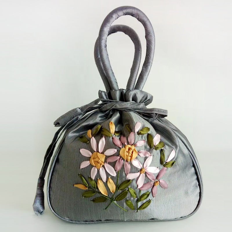 Chinese Style Hanfu Bag Women'S Embroidered Sachet Antique Handbag Embroidered Middle-Aged And Elderly Women'S Mummy Bag - Image 1