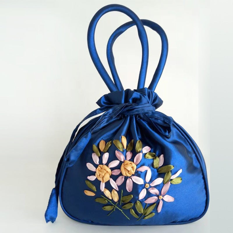 Chinese Style Hanfu Bag Women'S Embroidered Sachet Antique Handbag Embroidered Middle-Aged And Elderly Women'S Mummy Bag - Image 5