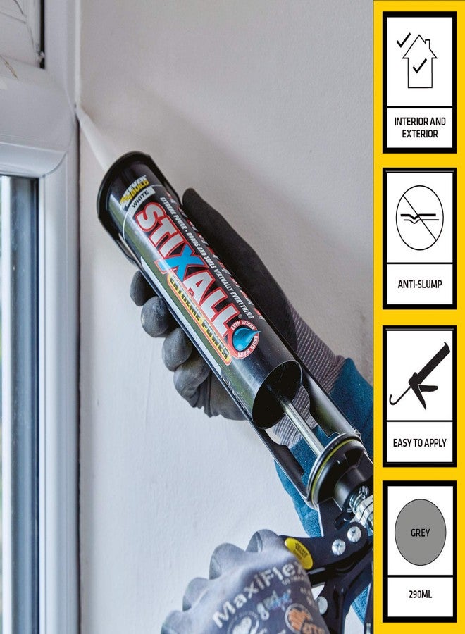 سيكا ستيكسال - مانع تسرب ولاصق فائق القوة - مقاوم للماء - رمادي - 290 مل - Image 2