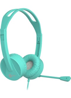 lecoo Lenovo HT106 USB On-Ear Headphone with Microphone Turquoise  - Image 5