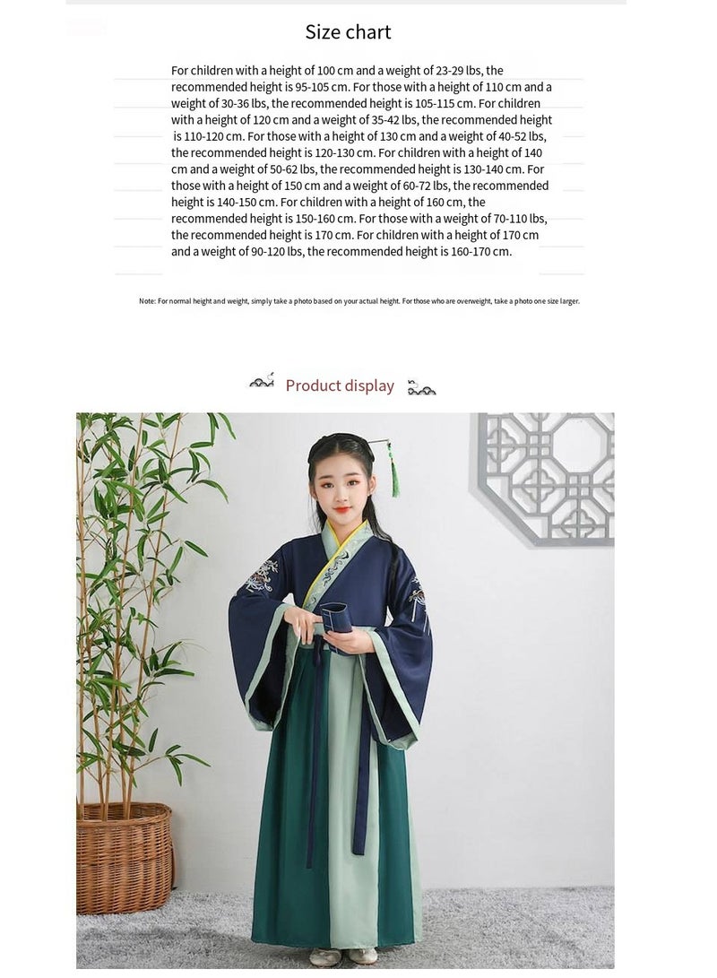 general Traditional Girl's Ancient Hanfu Costume - Elegant Princess Performance Dress for Stage, Cosplay & Cultural Events - Image 2