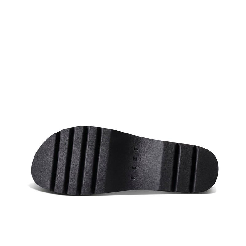 Reef Cushion Vista Higher Womens Platform Fashion Sandal, Arch Support, Ultra Soft Cushion Footbed, Black Patent, 11 - Image 3