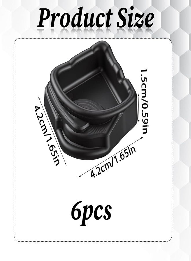 Aysatogc 6 Pcs Spider Micro Water Bowl, Mini Resin Dish Tiny Bowl Enclosure Accessories for Tarantula, Spider, Hermit Crab, Millipede, Tiny Reptile (1.65" D, 0.59" H) - Image 2