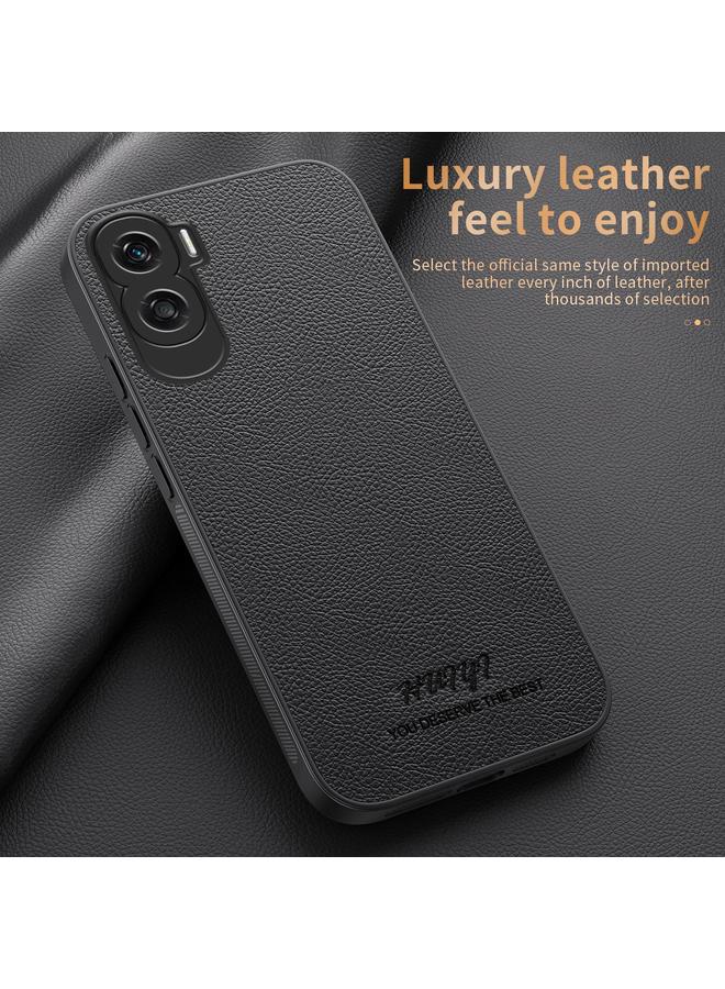 اس-توب جراب هاتف Honor 90 Lite من HUIYI مصنوع من الجلد المغناطيسي - Image 3