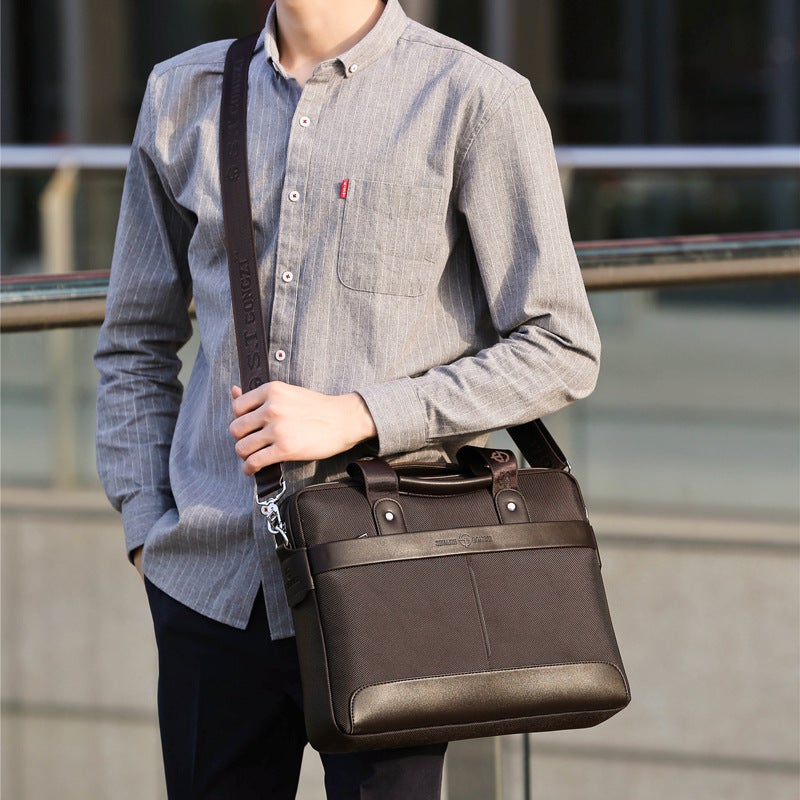 Men'S Bag Shoulder Crossbody Bag Trendy Bag Korean Style Casual Sports Bag Business Mini Small Bag Vertical Change Mobile Phone Bag - Image 5