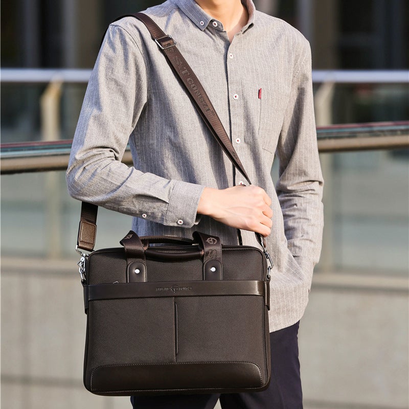 Men'S Bag Shoulder Crossbody Bag Trendy Bag Korean Style Casual Sports Bag Business Mini Small Bag Vertical Change Mobile Phone Bag - Image 4