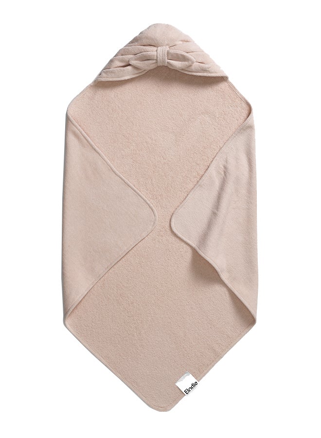 Elodie Details - Hooded Towel - Powder Pink Bow - Image 1