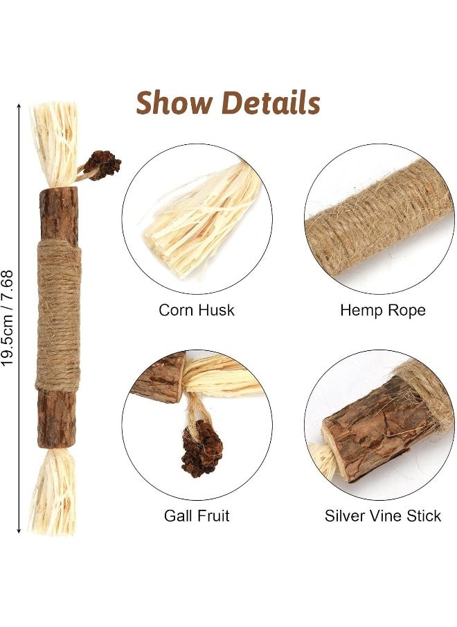Mumoo Bear Mumoo Bear Silvervine Chew Sticks, Kitten Teething Toys Natural Cat Teeth Nip Cleaning Teeth Chew Catnip Chew Toys for Indoor Cat Teeth Cleaning Kitten Teething and Stress Release  - Image 3