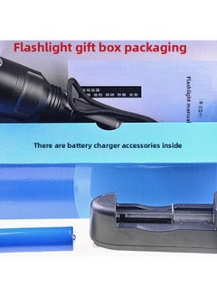 Generic LED Flashlight C8T6 Aluminum Alloy 10W Outdoor Lighting Riding Q5 Rechargeable Lamp USB A Generation Of Hair-Product Specifications:One Special Bicycle Clip (general)  - Image 4