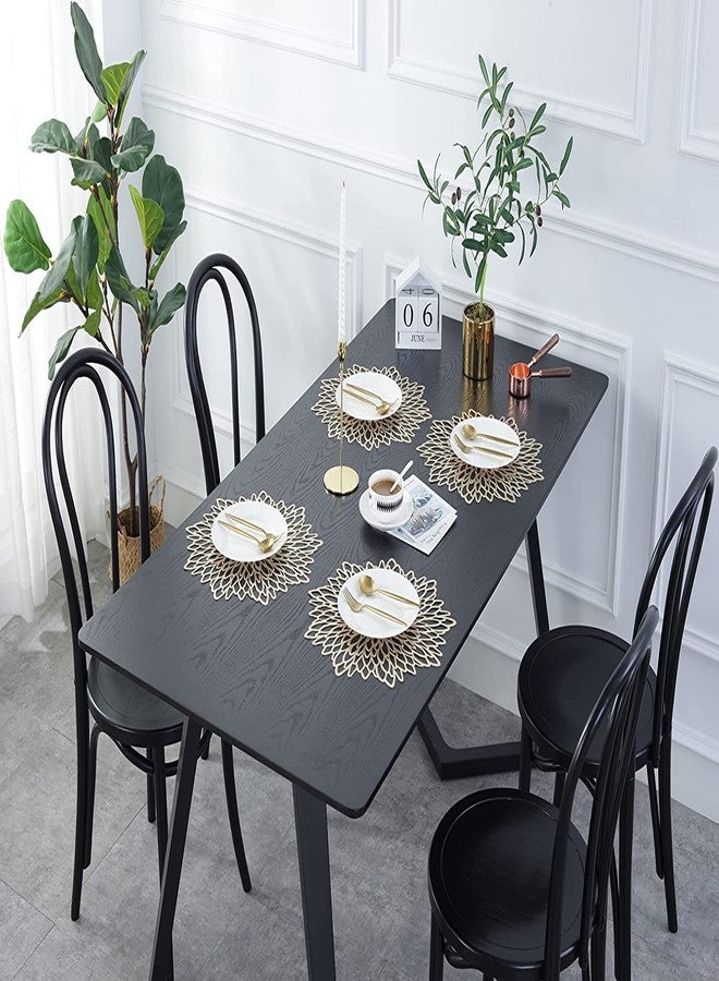 NGEL Beautiful Design Table Place mat | Placemats for Dining Table | Washable & Non Slip Dining Pad - Pack of 1 (Round Petal Mat) - Image 3