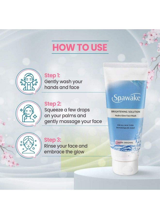 Spawake Vitamin C Face Wash Brightening Solution Hydro Glow Vitamin C & B3 100G  - Image 4