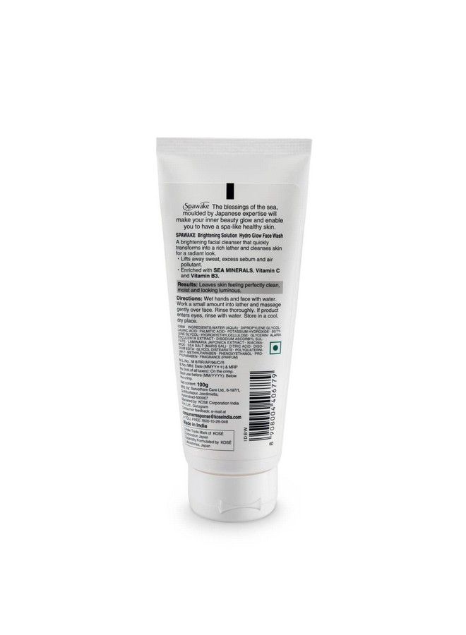 Spawake Vitamin C Face Wash Brightening Solution Hydro Glow Vitamin C & B3 100G  - Image 3