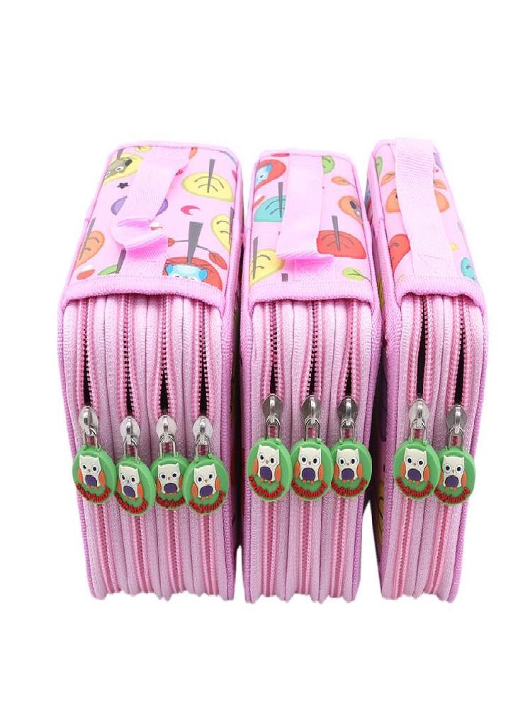 Eckek - 72 Slots Colorful Student Fabric Pencil Pouch Box Sketch Drawing Brush Pencil Bag Stationery Gifts - Image 1