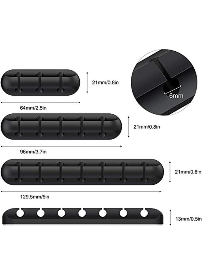 erorex Cable Holder Clips 3 Pack Cable Management Cord Organizer Clips Self Adhesive For Desktop Usb Charging Cable Nightstand Power Cord Mouse Cable Wire Pc Office Home  - Image 4