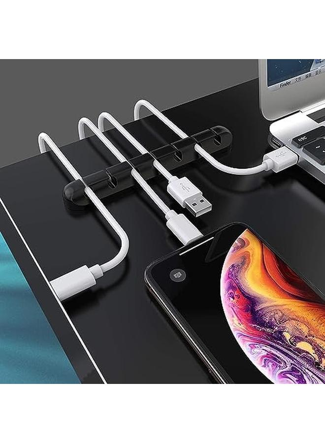 erorex Cable Holder Clips 3 Pack Cable Management Cord Organizer Clips Self Adhesive For Desktop Usb Charging Cable Nightstand Power Cord Mouse Cable Wire Pc Office Home  - Image 3